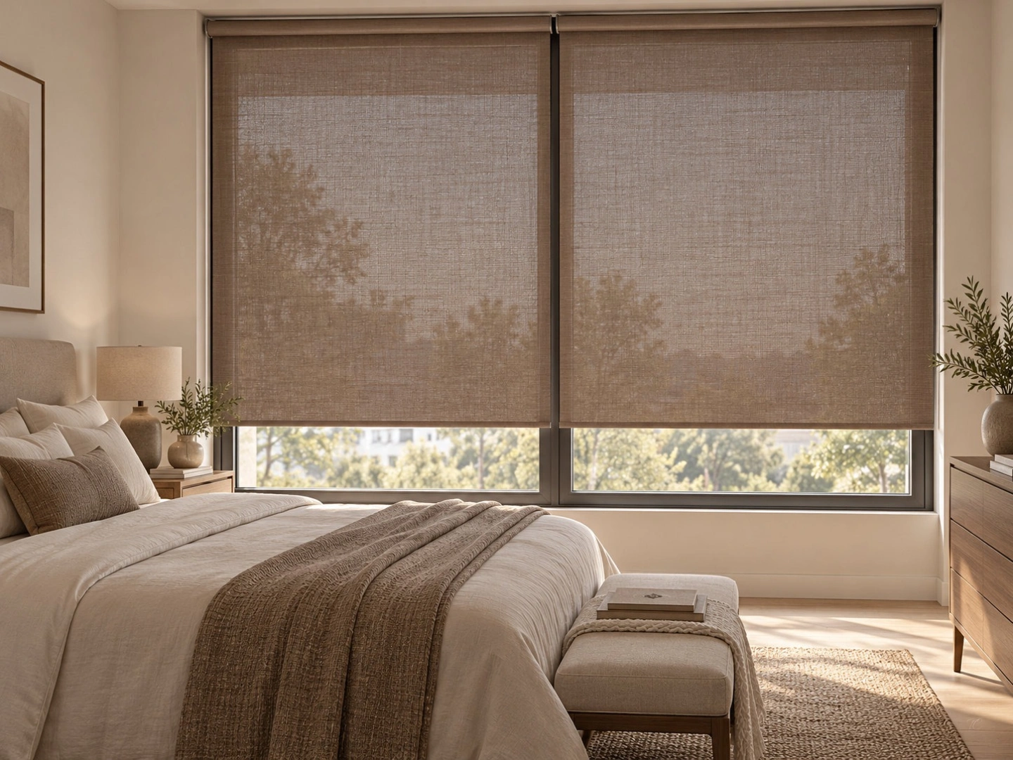 Estores de Screen decorativo a medida de TextilCort