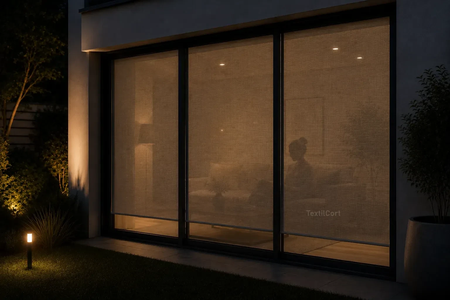Screen 5% de noche con mayor visibilidad del interior desde el exterior