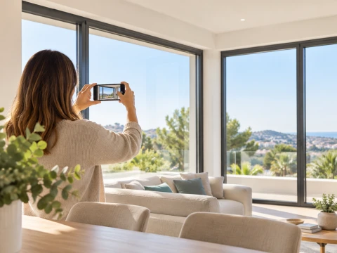 Soluciones de cortinas y estores a partir de fotos de la estancia