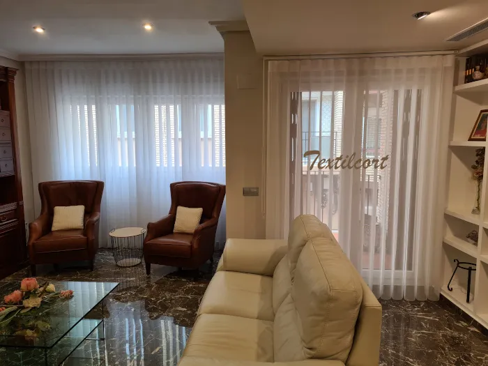 Cortina Duomo en posición abierta