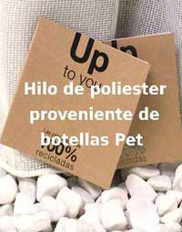 textiles reciclados 100% de botellas Pet