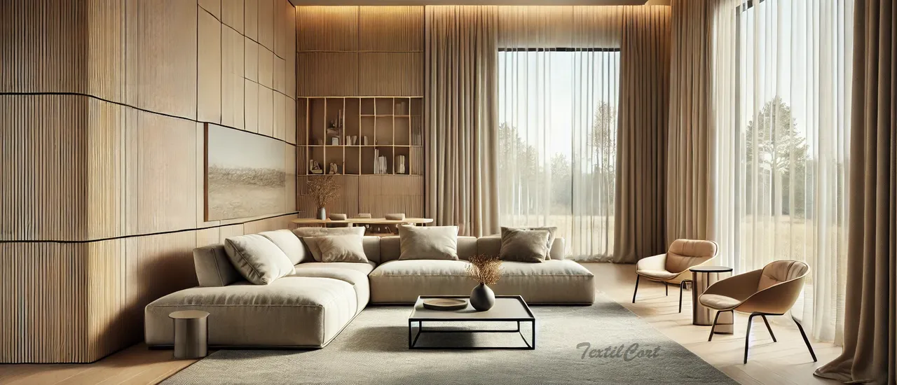 Cortinas Estilo Minimalista  Textilcort