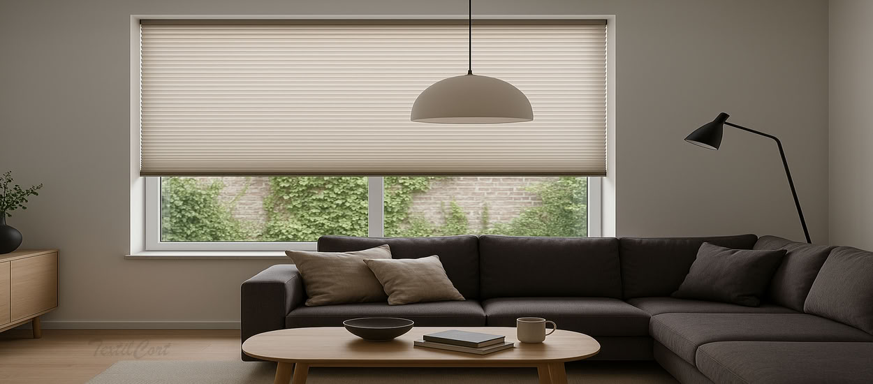 Cortina Plisada Duette Mhz  Textilcort