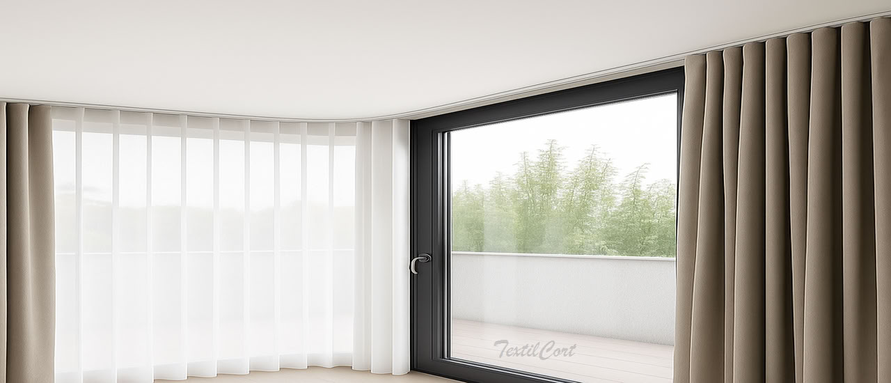 Rieles Cortinas Curvables  Textilcort