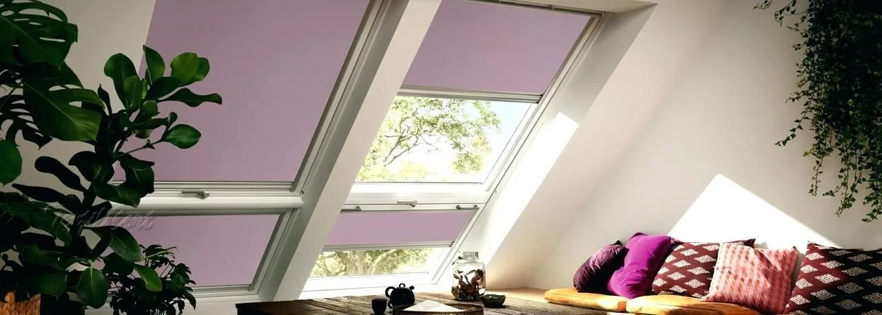 Foto de estores Enrollables lila