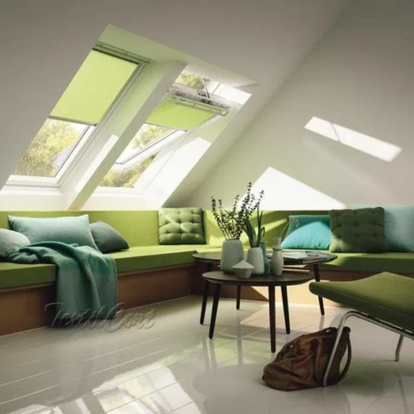 Foto de estores traslucidos Colores resinados.