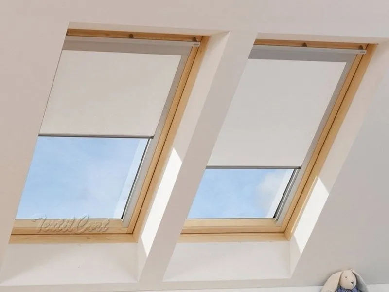 Foto de estores opaco beig.