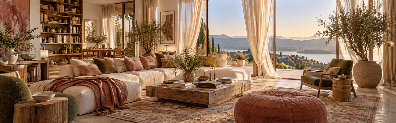 Cortinas de estilo Bohemio a medida de TextilCort