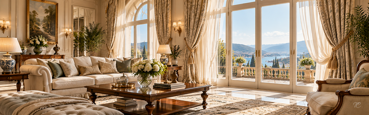 Cortinas de estilo Clásico a medida de TextilCort