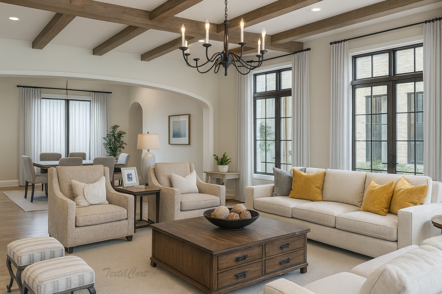 Cortinas estilo country