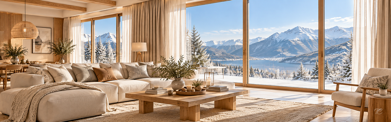 Cortinas de estilo Escandinavo a medida de TextilCort