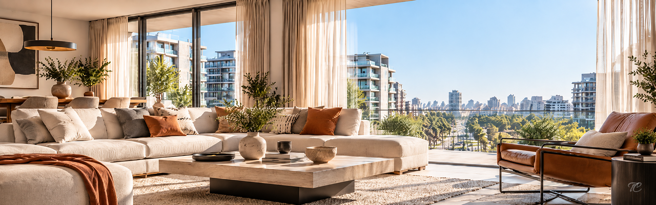 Cortinas de estilo Moderno a medida de TextilCort