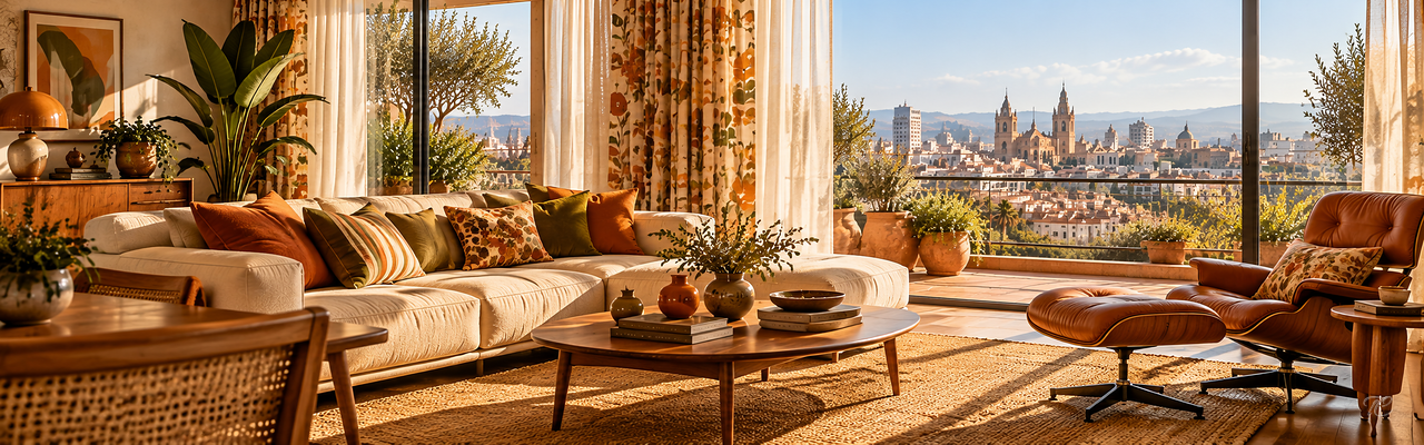 Cortinas de estilo Vintage a medida de TextilCort