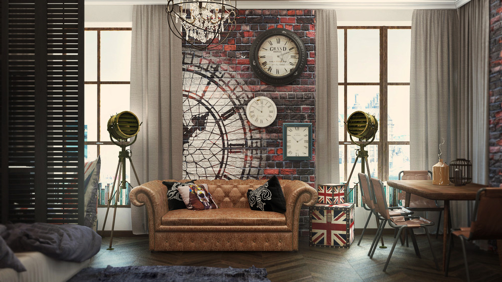 cortinas estilo vintage 2