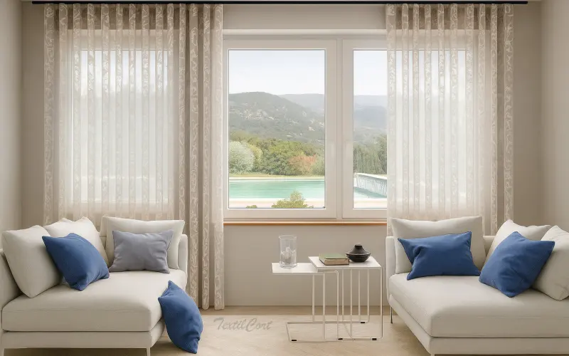 Visillo decorativo estampado – TextilCort