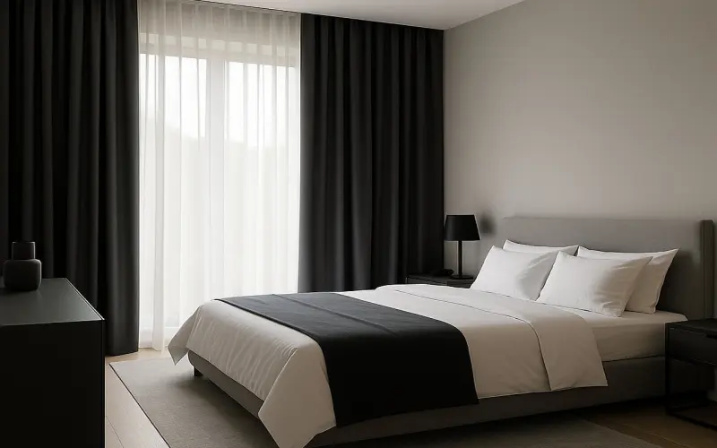 Doble cortina para dormitorio – TextilCort