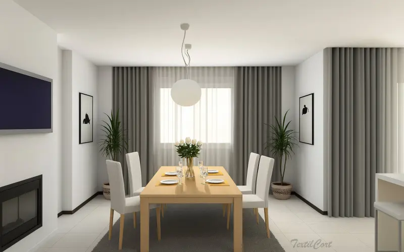 Dobles cortinas neutras – TextilCort