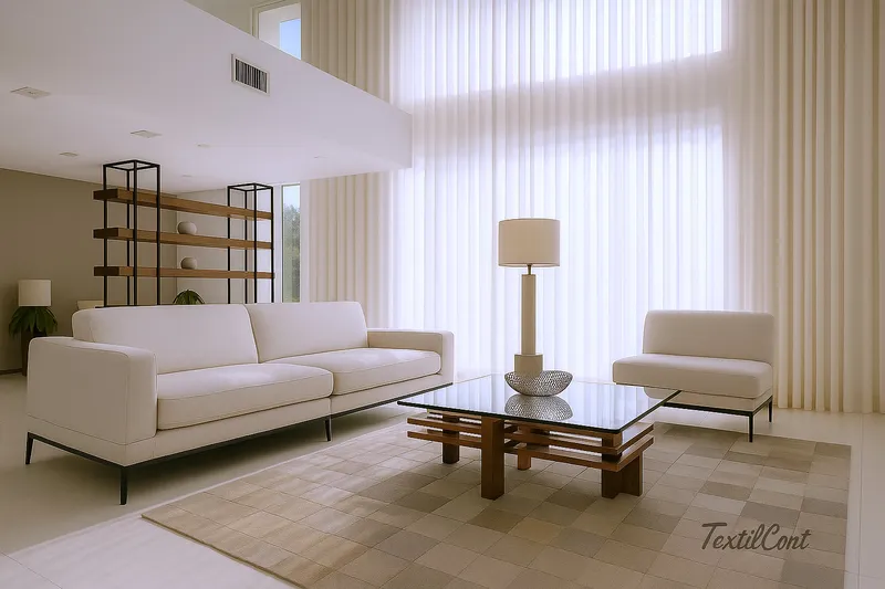 Cortina simple translúcida