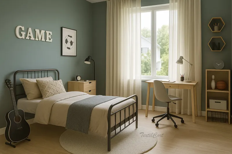 Cortina translúcida juvenil