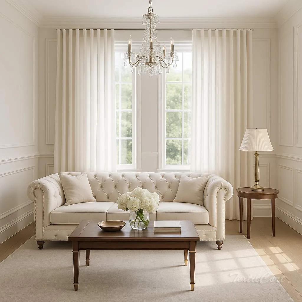 cortina onda perfecta ambiente clasico contemporaneo blanco textilcort