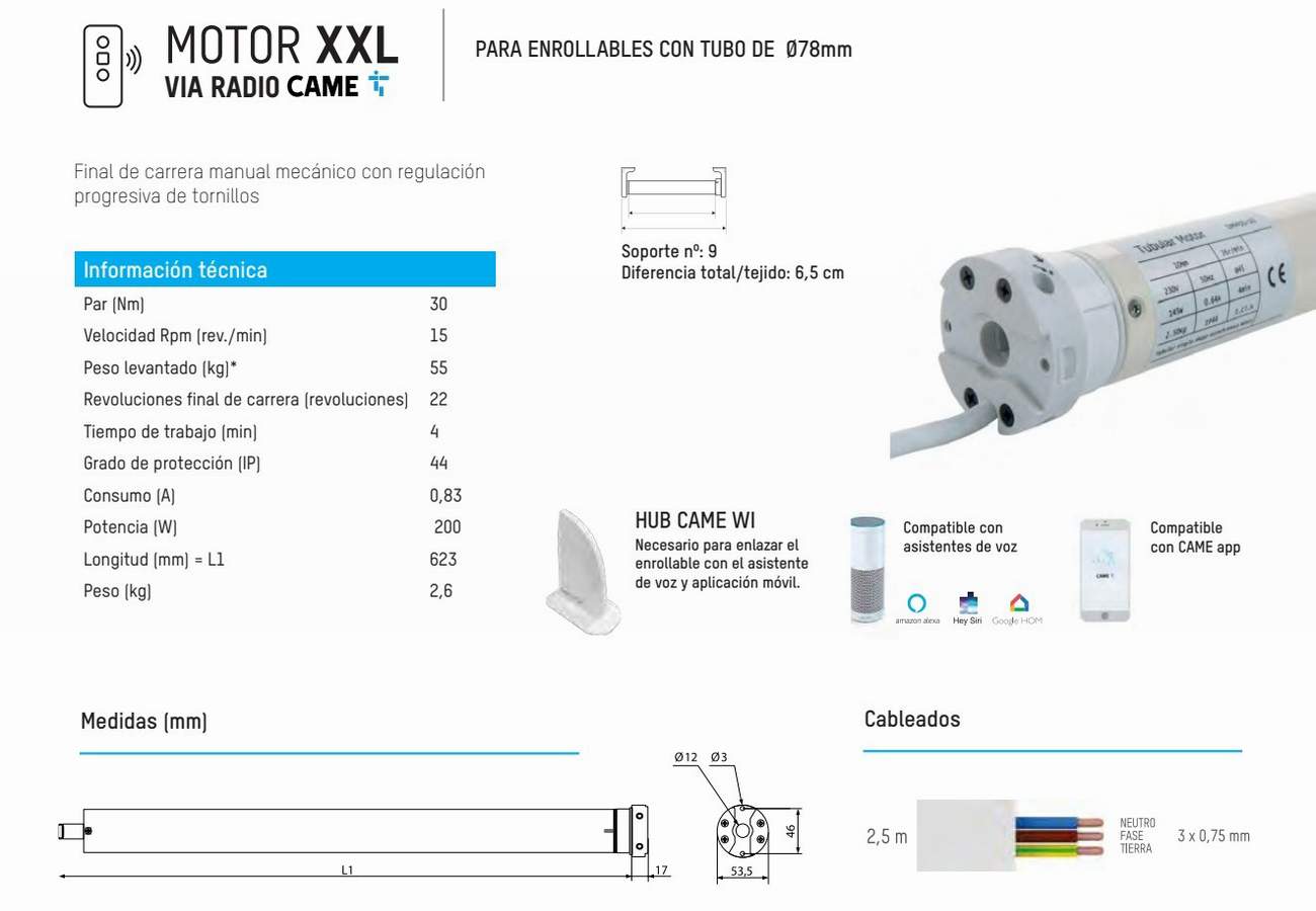 Motor Came Via Radio Xxl Textilcort
