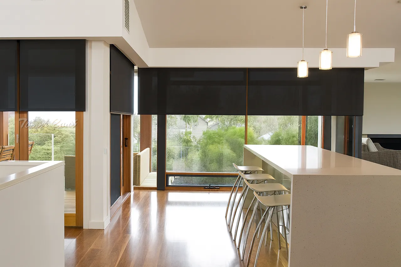 Foto estor enrollable screen poliéster ejemplo 5