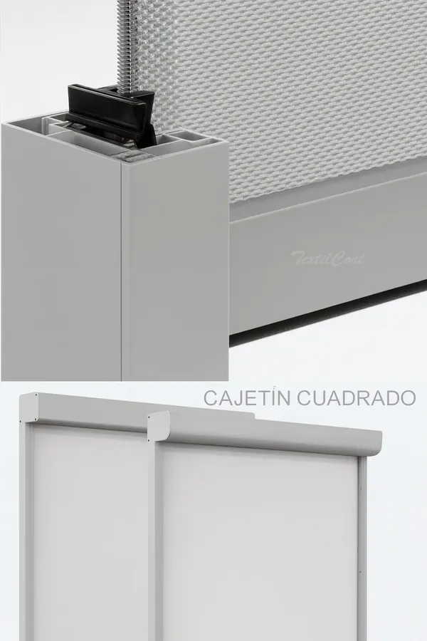 Detalle del guiado por cremallera del estor Wind Screen