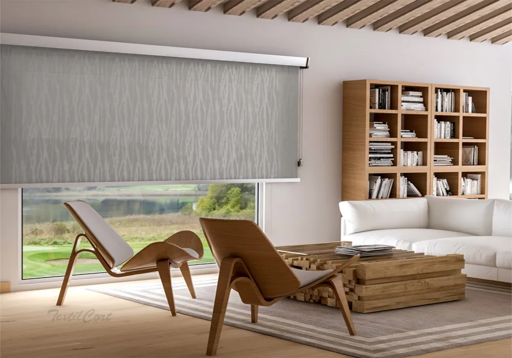 Foto estor enrollable decorativo jaspeado