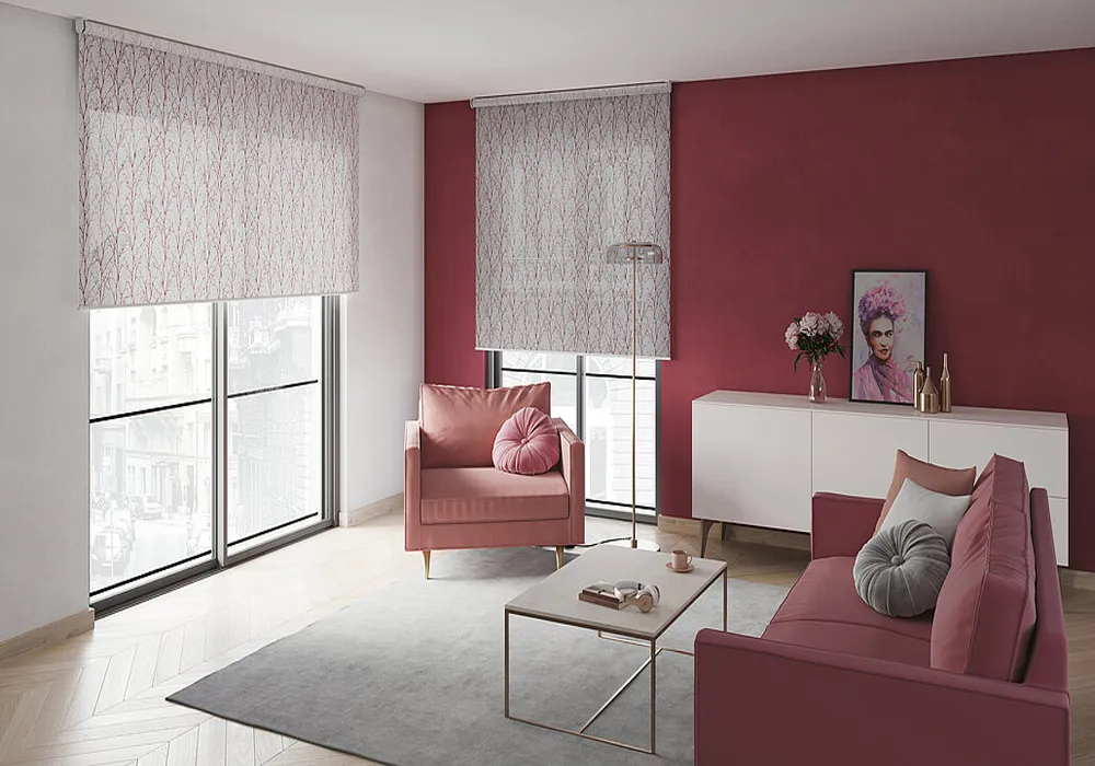 Foto estor enrollable decorativo dibujo organico