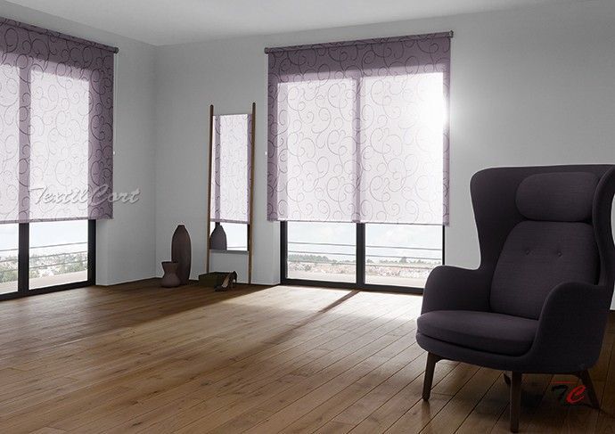 Foto de ambiente de cortinas estores enrollables resinados 17