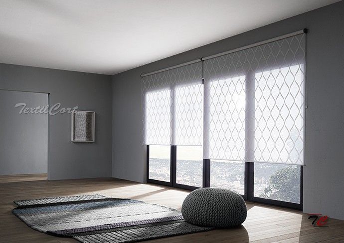 Foto de ambiente de cortinas estores enrollables resinados 20