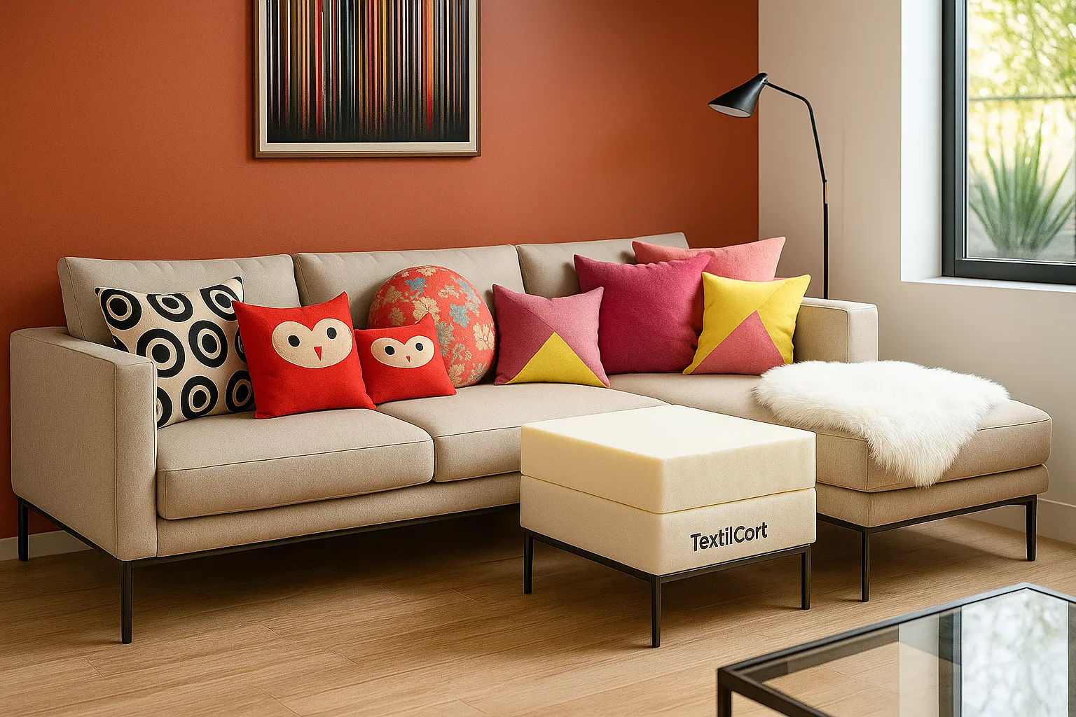 Espuma media de 25 kg ideal para asientos de sofá