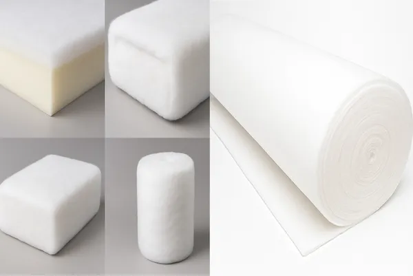 Espuma de tapicería forrada con watell para mayor suavidad y volumen