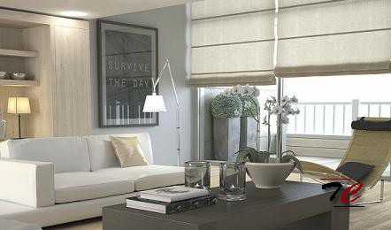 Estores textilesEstor plegable tapicero