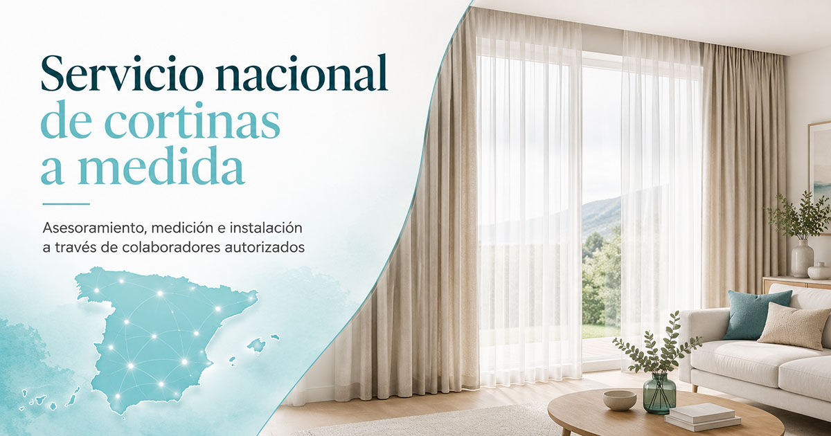 Servicio nacional de cortinas a medida TextilCort