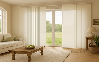 Panel japones listado fino natural textilcort