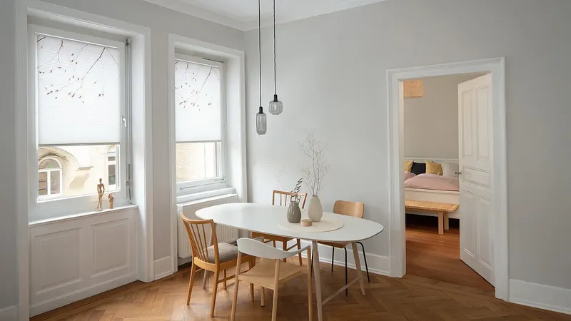 Foto cortina plisada sistema colgado ventana duette de MHZ