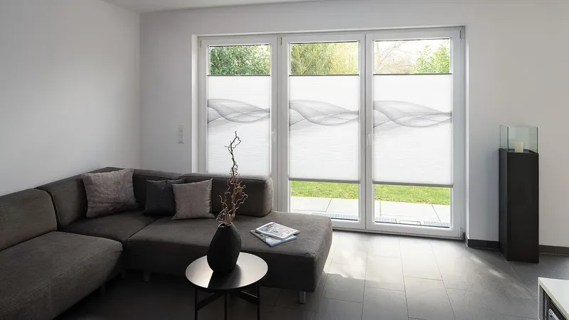 Foto cortina plisada sistema tensado duette de MHZ