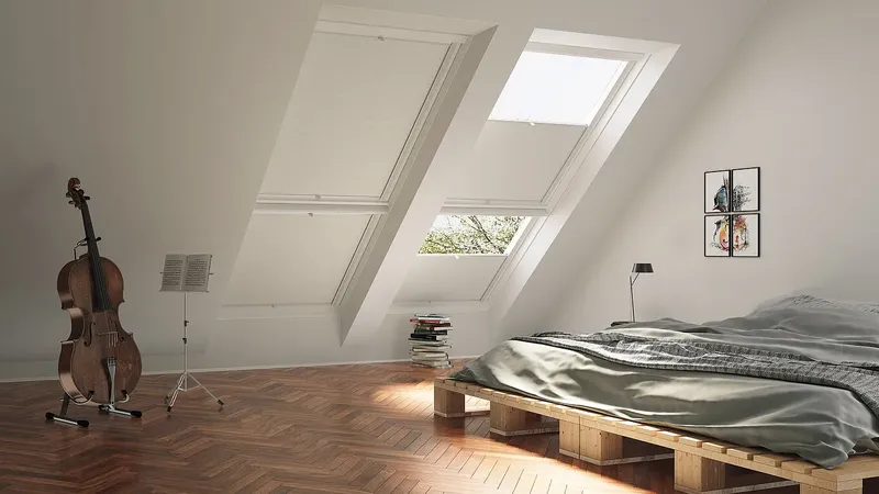 Foto cortina plisada sistema tensado empotrado duette de MHZ