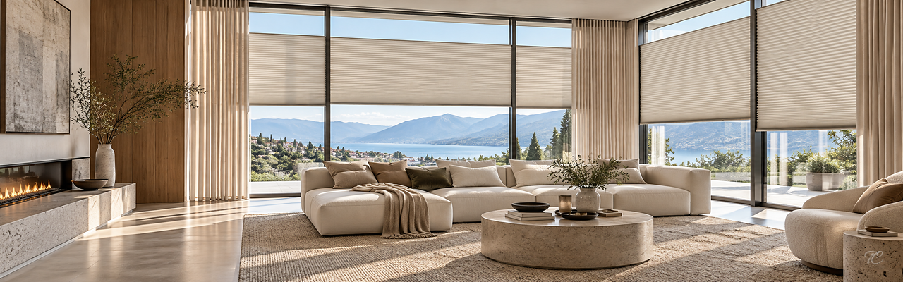Cortinas plisadas a medida de TextilCort