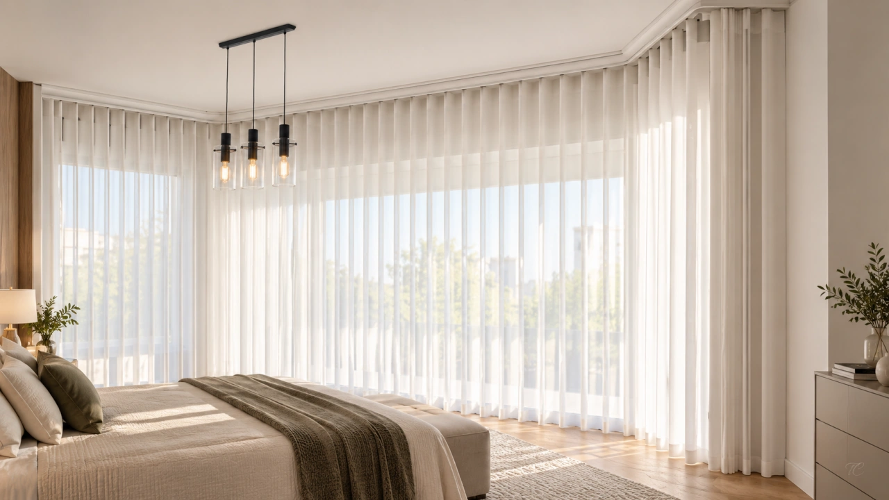 Riel curvable para cortinas a medida TextilCort, ejemplo 16