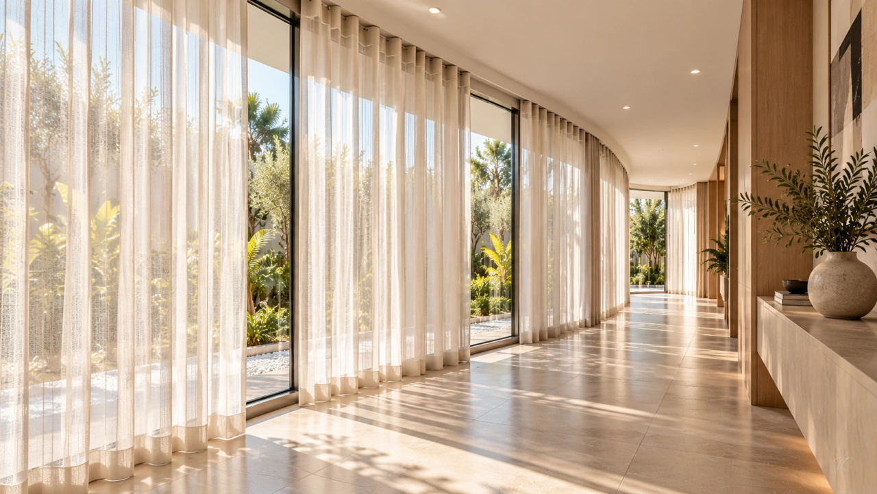 Riel curvable para cortinas a medida TextilCort, ejemplo 19