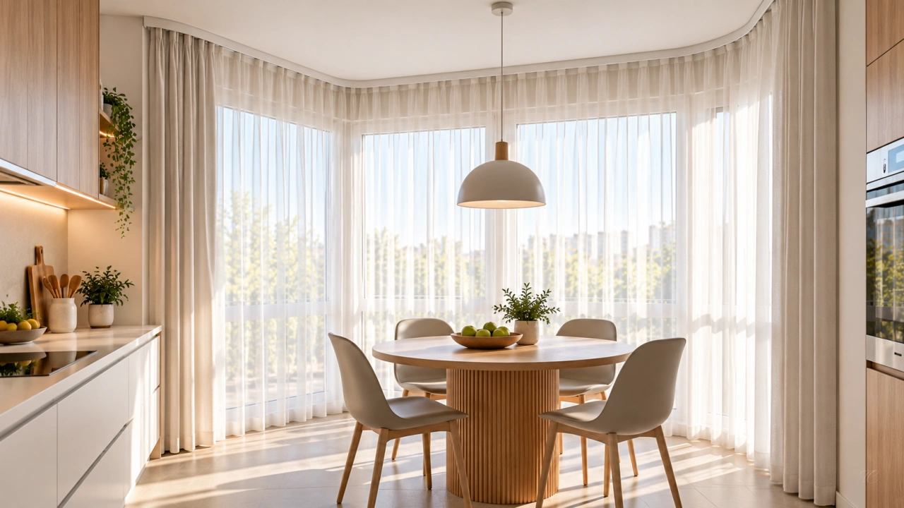 Riel curvable para cortinas a medida TextilCort, ejemplo 6