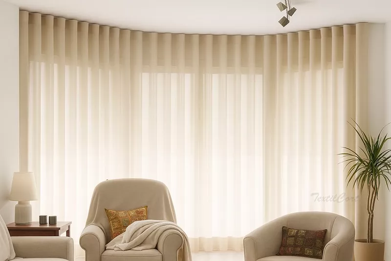 Rieles curvados cortinas textilcort 4 movil