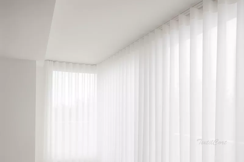 Rieles curvados cortinas textilcort 7 movil