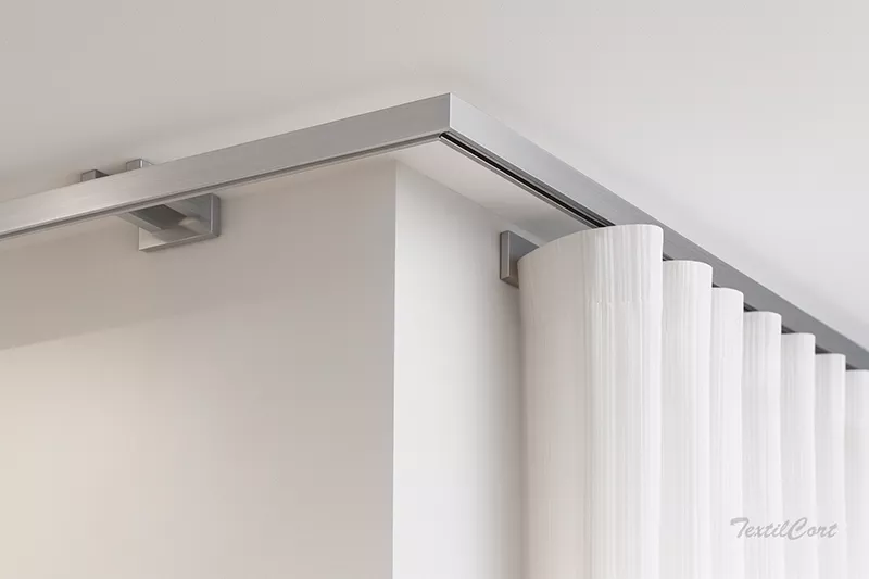Rieles curvados cortinas textilcort 8 movil