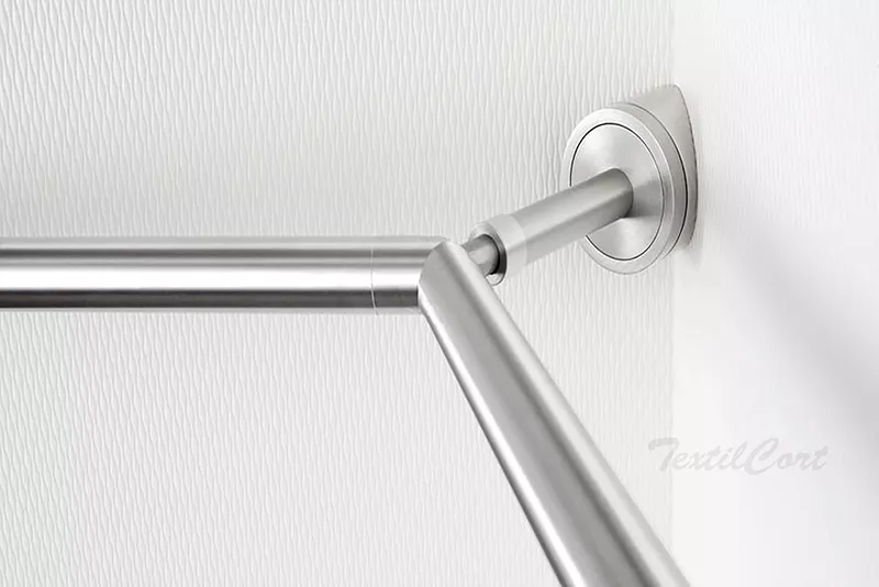 Rieles curvados textilcort englete interno interstil textilcort movil