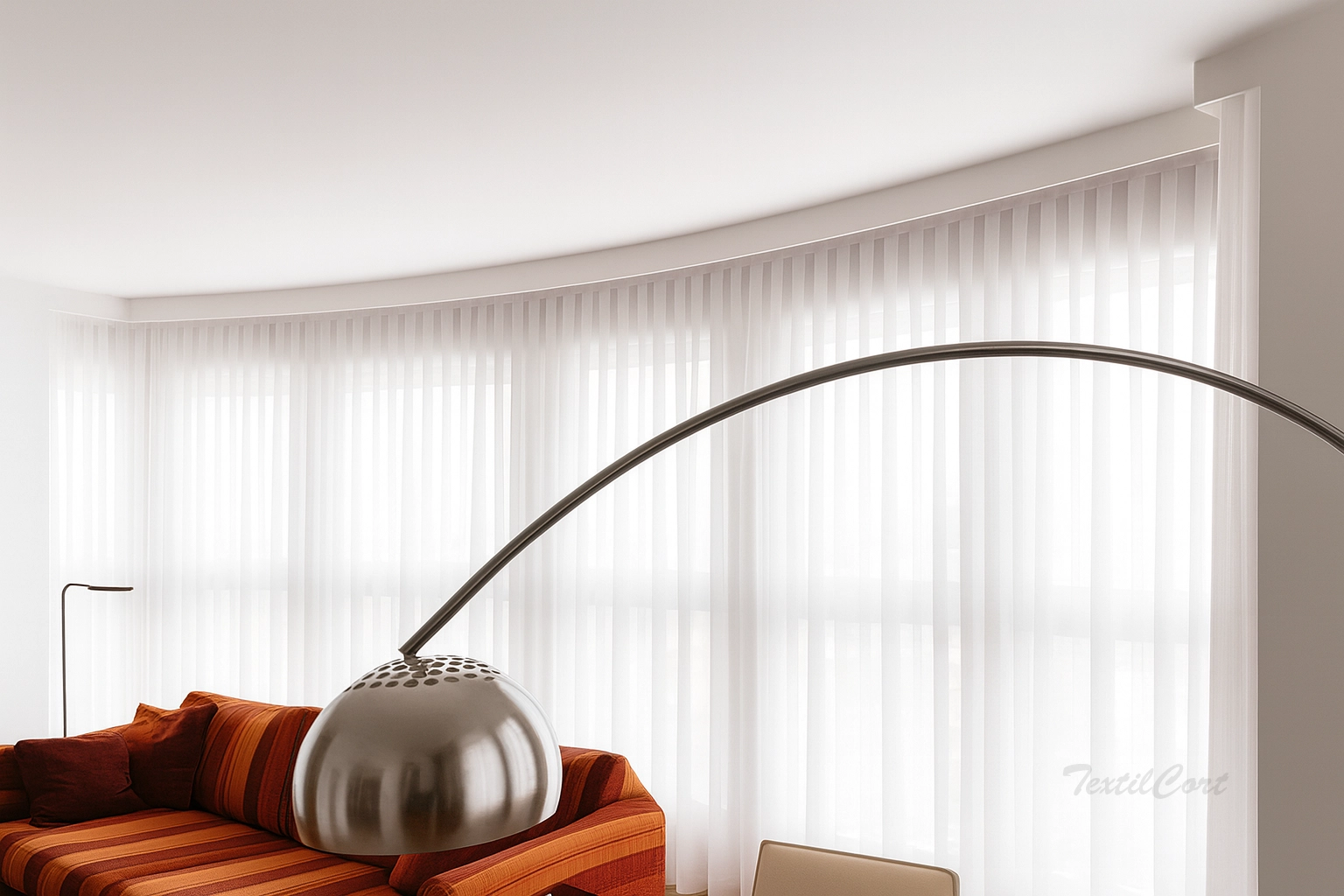 Rieles curvados cortinas textilcort 5
