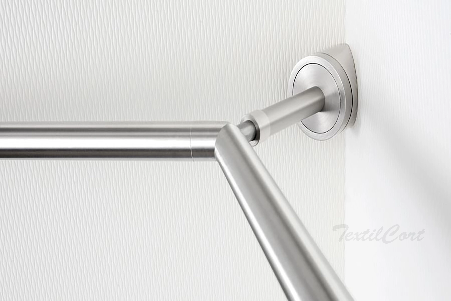 Rieles curvados textilcort englete interno interstil textilcort