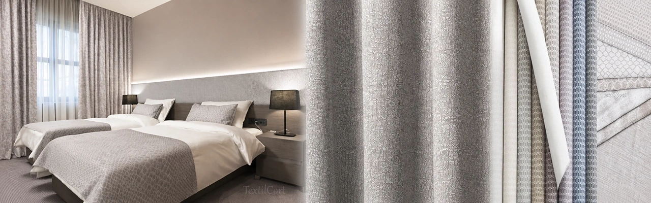 Colección de tejidos para cortinas fonoabsorbentes Orfeo 